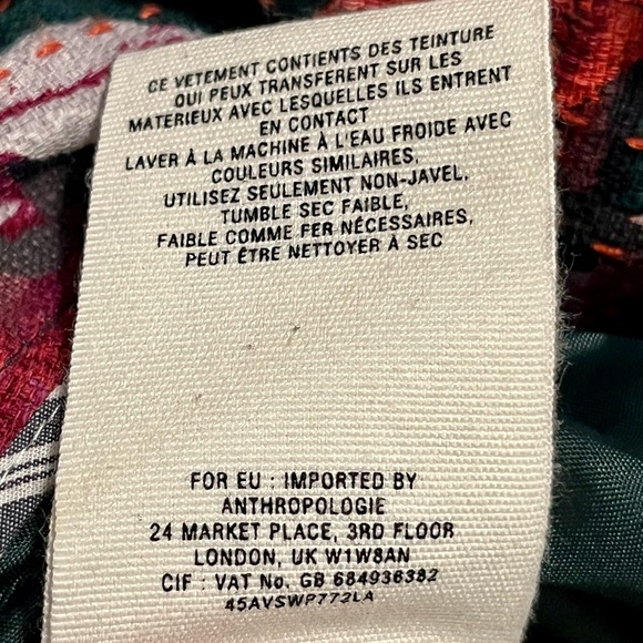 Anthropologie Cartonnier Floral Cropped trousers - Picture 9 of 10